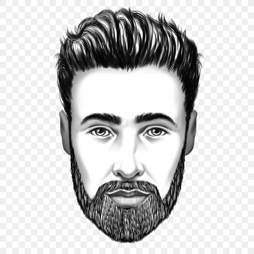 Beard ITIL Facial Hair Service Catalog Architecture, PNG, 3000x3000px, Beard, Architecture, Black And White, Chin, Drawing Download Free