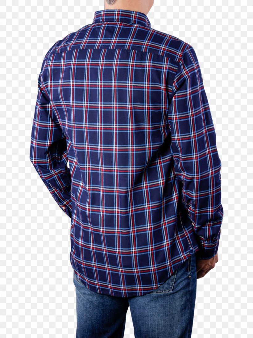 Tartan Dress Shirt Cobalt Blue Shoulder, PNG, 1200x1600px, Tartan, Blue, Button, Cobalt, Cobalt Blue Download Free
