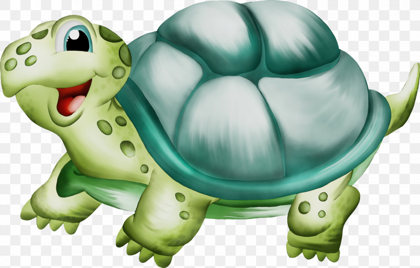 Turtles Reptiles Tortoise Drawing Wolf, PNG, 2852x1824px, Watercolor, Cartoon, Drawing, Paint, Reptiles Download Free