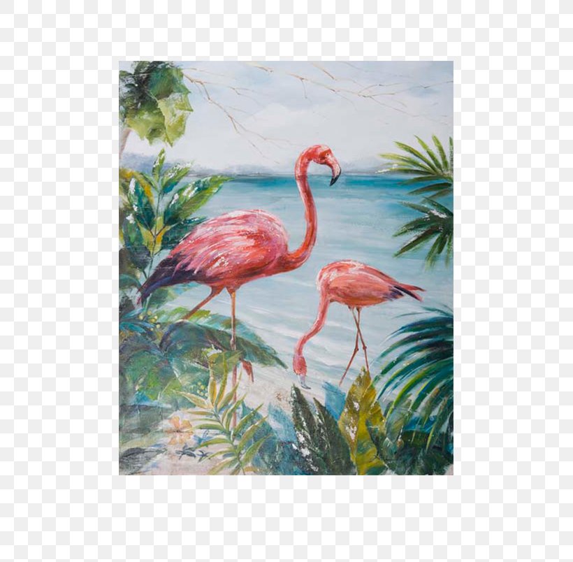 Watercolor Painting Flamingo Oil Painting, PNG, 519x804px, Watercolor Painting, Abstract Art, Acrylic Paint, Art, Beak Download Free
