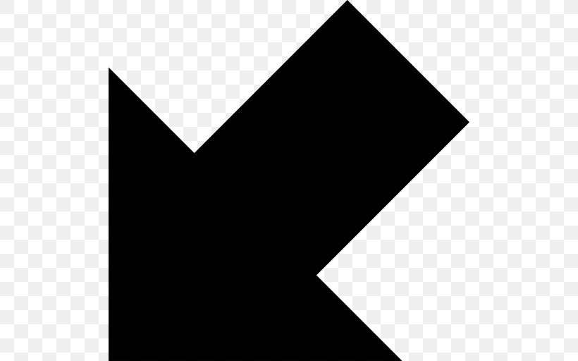 Arrow Diagonal Triangle Line, PNG, 512x512px, Diagonal, Black, Black And White, Brand, Line Segment Download Free