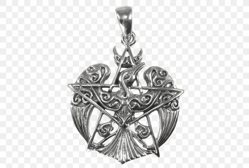 Locket Charms & Pendants Wicca Sterling Silver Pentagram, PNG, 555x555px, Locket, Amulet, Black And White, Body Jewelry, Bracelet Download Free