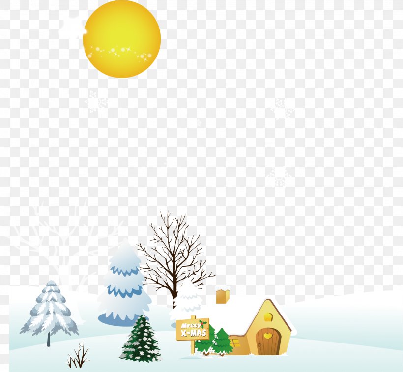 Christmas Tree Clip Art, PNG, 1615x1492px, Christmas Tree, Christmas Card, Christmas Ornament, Sky, Snow Download Free
