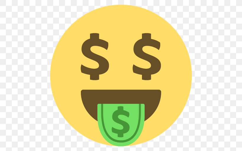 Emoji Money Face T-shirt Emoticon, PNG, 512x512px, Emoji, Bank, Banknote, Brand, Emoticon Download Free