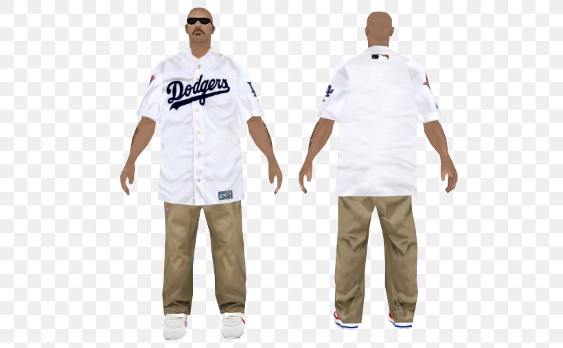 Grand Theft Auto: San Andreas Los Angeles Dodgers SendSpace Gangster Jersey, PNG, 564x508px, Grand Theft Auto San Andreas, Bedarbis, Clothing, Gangster, Grand Theft Auto Download Free