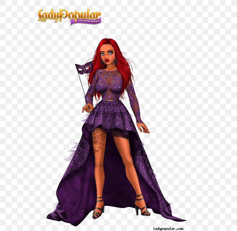 Lady Popular Clothing Dress Fashion Costume, PNG, 600x800px, Lady Popular, Action Figure, Barbie, Browser Game, Clothing Download Free