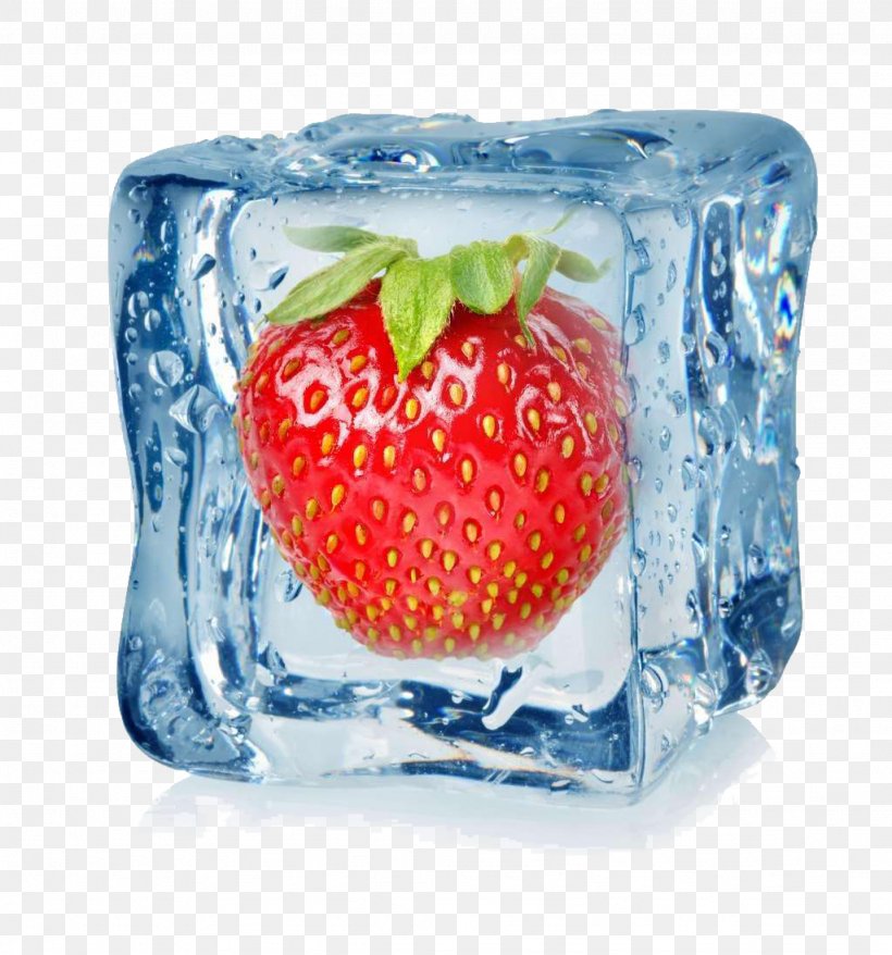 Strawberry Ice Cube Stock Photography Fruit, PNG, 1024x1097px, Strawberry, Cube, Diet Food, Food, Frozen Food Download Free