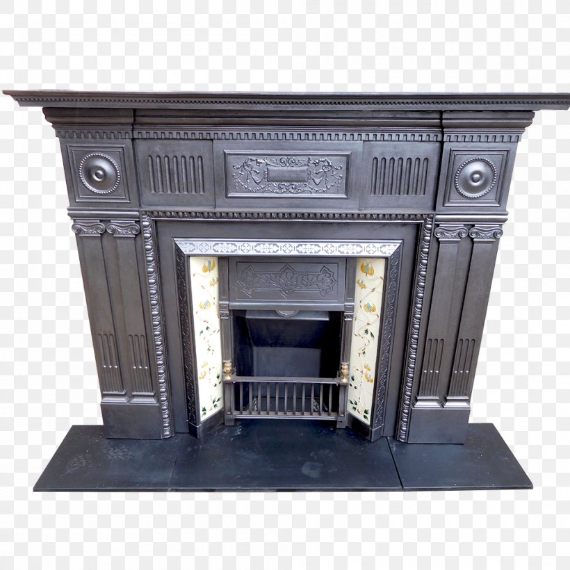 Hearth Fireplace Mantel Electric Fireplace Fireplace Insert, PNG, 1000x1000px, Hearth, Antique, Cast Iron, Coalbrookdale, Electric Fireplace Download Free