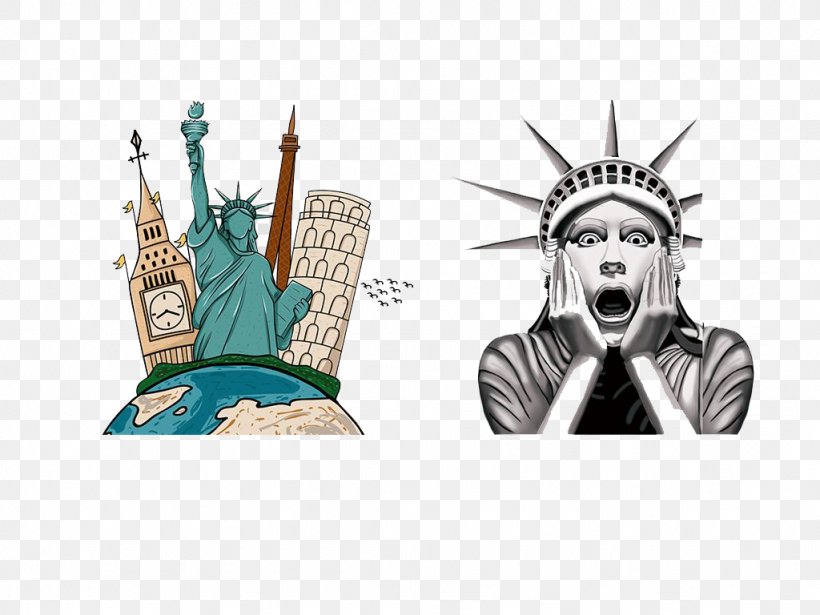 Statue Of Liberty Download, PNG, 1024x768px, Statue Of Liberty, Art, Brand, Cartoon, Creativity Download Free