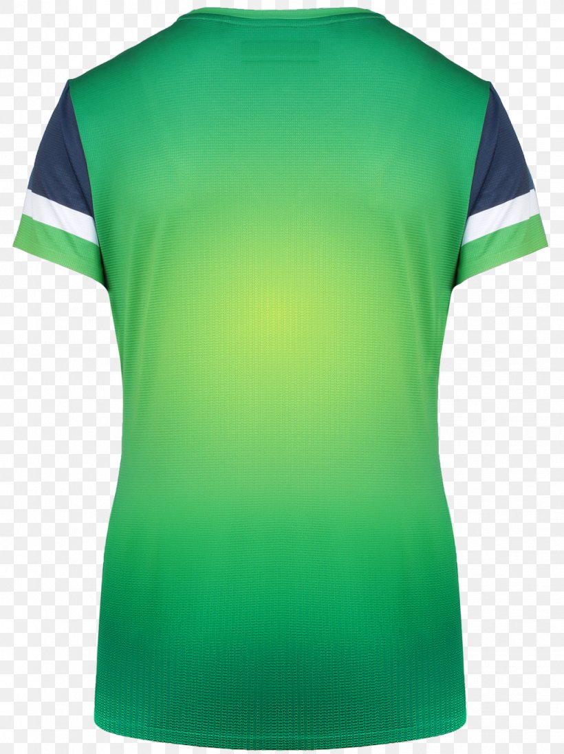 T-shirt Tennis Polo Shoulder Sleeve, PNG, 1021x1365px, Tshirt, Active Shirt, Green, Jersey, Neck Download Free