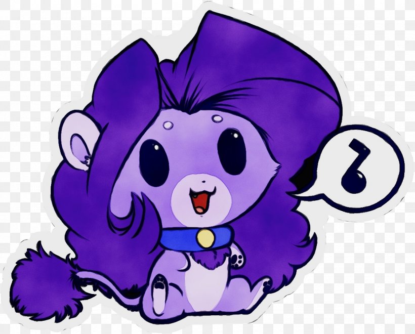 Violet Purple Cartoon Snout Clip Art, PNG, 1129x910px, Watercolor, Animation, Cartoon, Fictional Character, Paint Download Free
