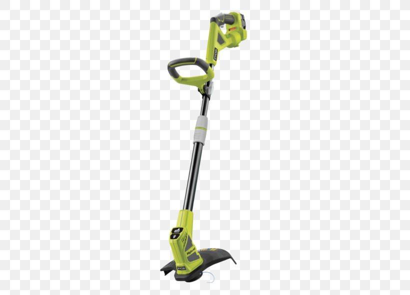 Battery Charger String Trimmer W/o Battery 18 V Ryobi One+ Tool, PNG, 590x590px, Battery Charger, Ampere Hour, Cordless, Edger, Electric Battery Download Free