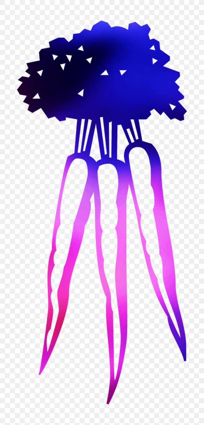 Clip Art Tree Character Purple Line, PNG, 1200x2500px, Tree, Character, Cnidaria, Fiction, Jellyfish Download Free