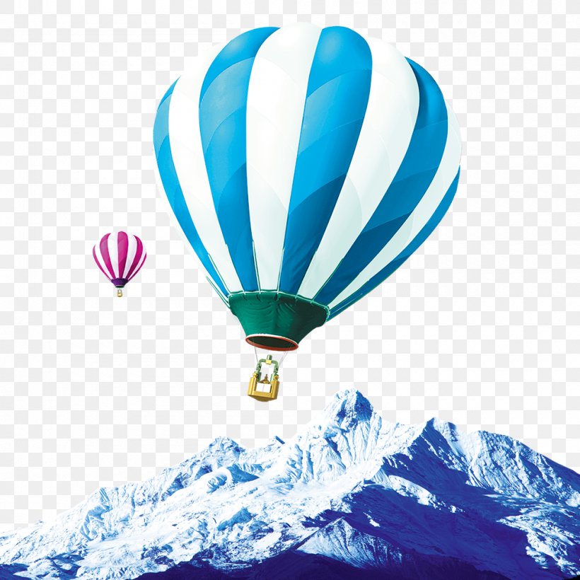 Hot Air Balloon Blue Icon, PNG, 1000x1000px, Hot Air Balloon, Balloon, Blue, Hot Air Ballooning, Watermark Download Free