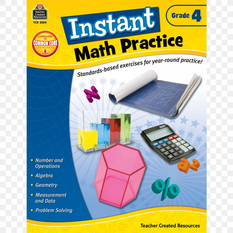 Instant Math Practice: Grade 3 Instant Math Practice: Grade 1 Mathematics Education Sixth Grade, PNG, 900x900px, Mathematics, Education, Educational Stage, Educational Toy, Fifth Grade Download Free