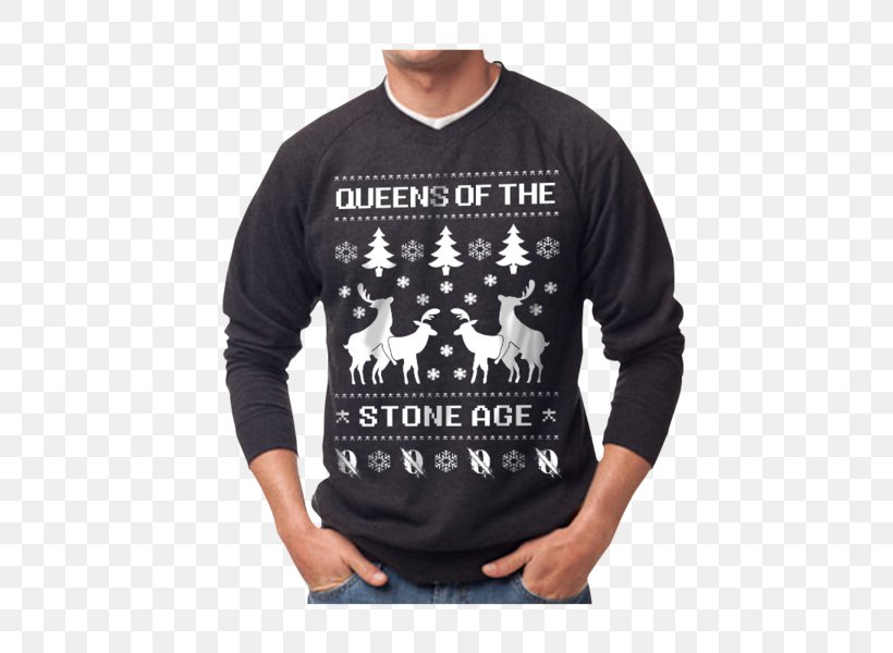 T-shirt Christmas Jumper Queens Of The Stone Age Sweater, PNG, 600x600px, Watercolor, Cartoon, Flower, Frame, Heart Download Free