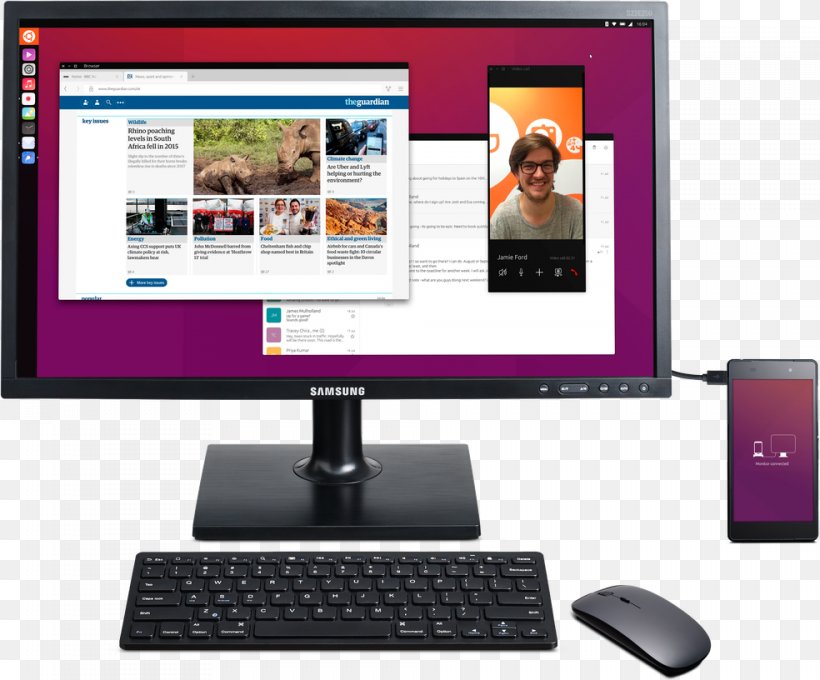 Ubuntu Touch Desktop Environment Computer Servers Touchscreen, PNG, 984x816px, Ubuntu, Android, Canonical, Computer, Computer Monitor Download Free