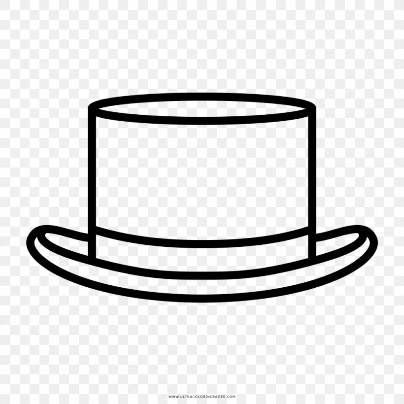 Bowler Hat Drawing Coloring Book Top Hat, PNG, 1000x1000px, Hat, Black And White, Bowler Hat, Coconut, Coconut Water Download Free