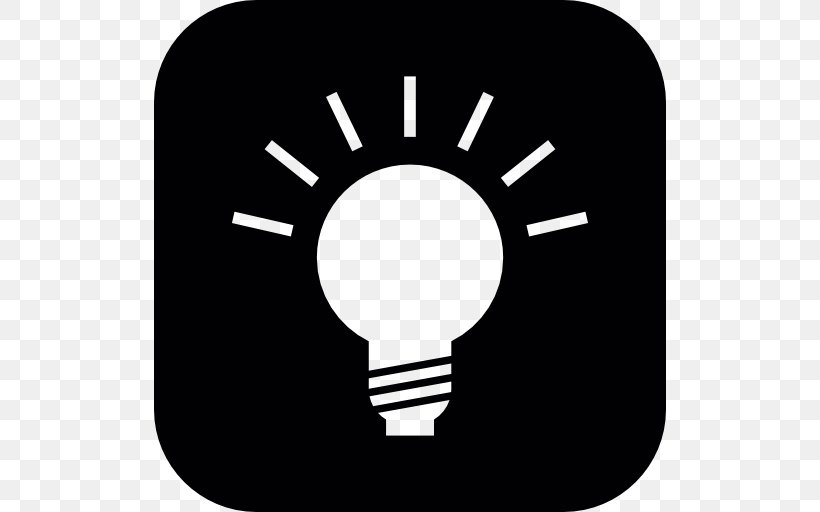 Incandescent Light Bulb Lighting, PNG, 512x512px, Light, Black And White, Electrical Filament, Electricity, Fluorescent Lamp Download Free