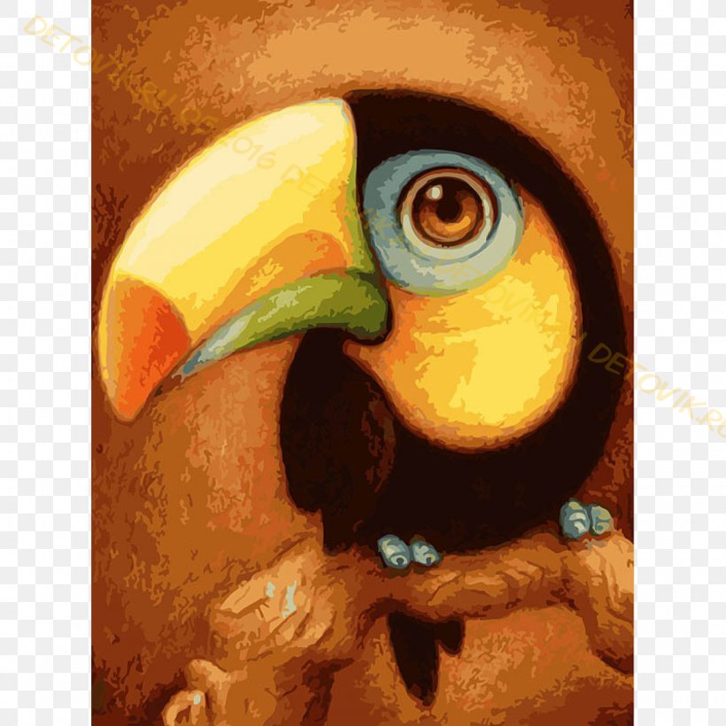 Painting Toucan Drawing Art Canvas, PNG, 1280x1280px, Painting, Animal, Art, Beak, Bird Download Free