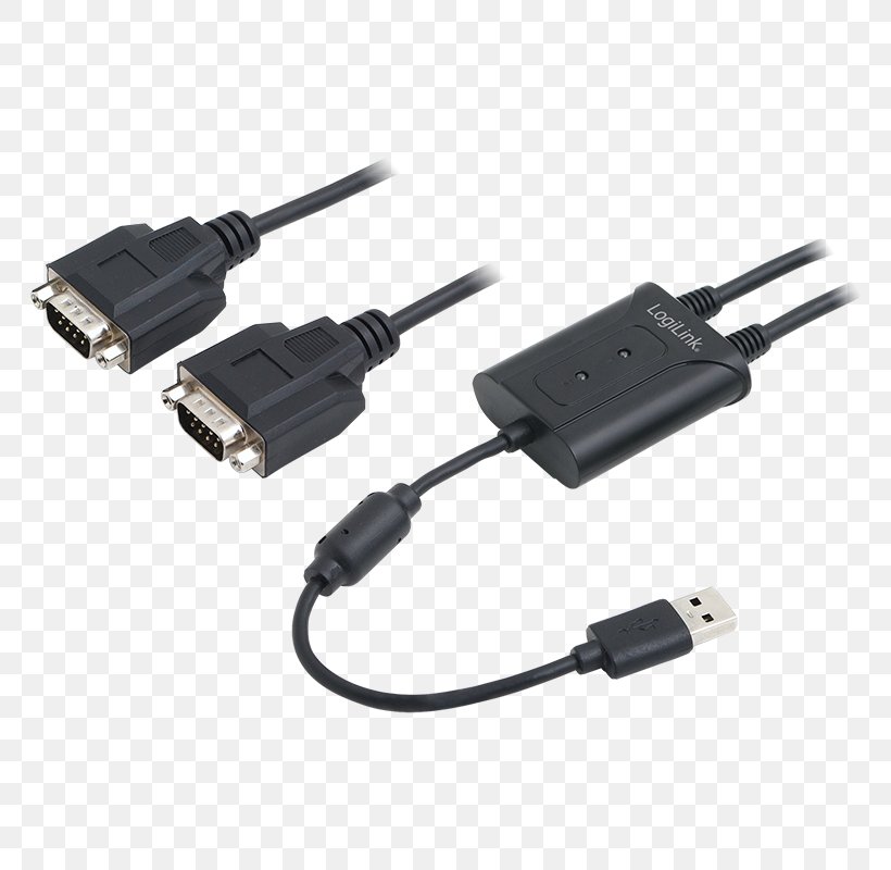Serial Port RS-232 USB Adapter USB Adapter, PNG, 800x800px, Serial Port, Ac Adapter, Adapter, Cable, Computer Hardware Download Free