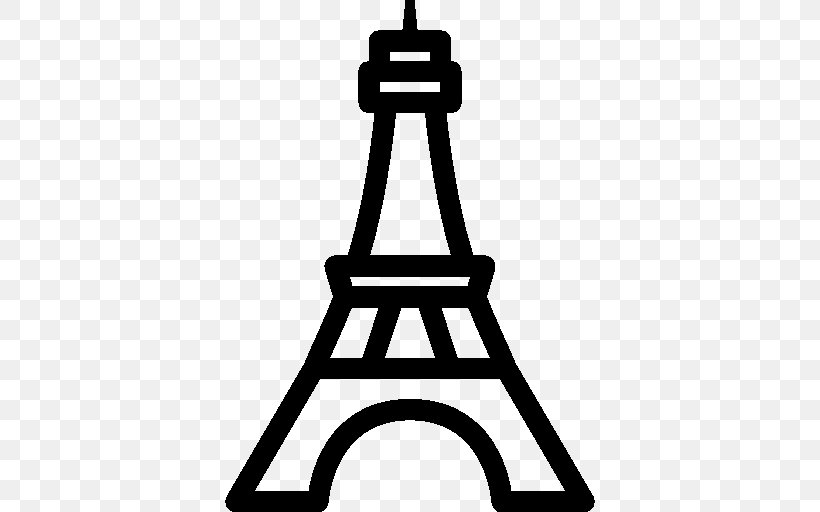 Eiffel Tower Monument Clip Art, PNG, 512x512px, Eiffel Tower, Black And White, Landmark, Monument, Paris Download Free