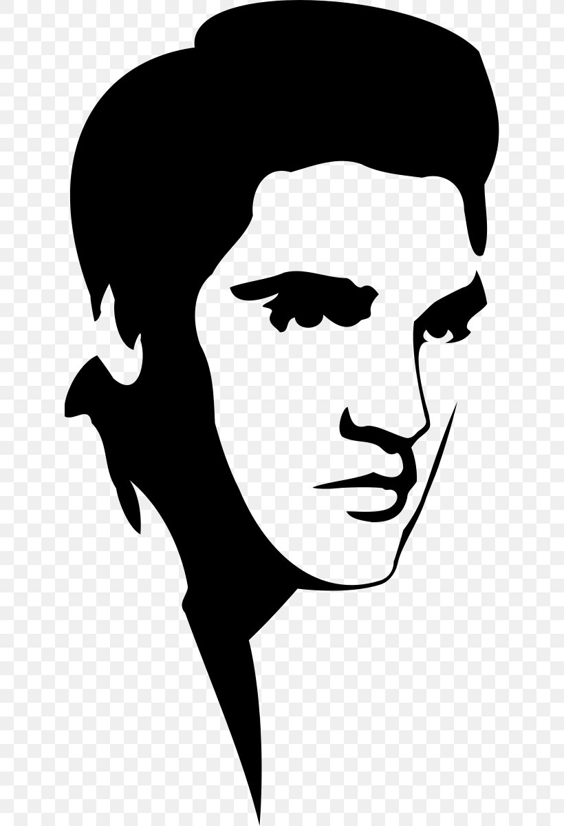 Elvis Presley Stencil Art Silhouette Clip Art, PNG, 632x1199px, Watercolor, Cartoon, Flower, Frame, Heart Download Free