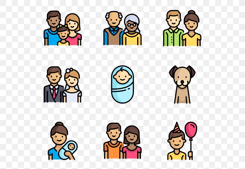 Family Vector, PNG, 600x564px, Emoticon, Area, Cheek, Child, Communication Download Free
