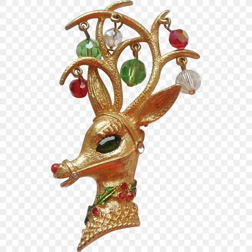 Reindeer Rudolph Christmas Pin Jewellery, PNG, 946x946px, Reindeer, Antler, Bead, Bracelet, Brooch Download Free