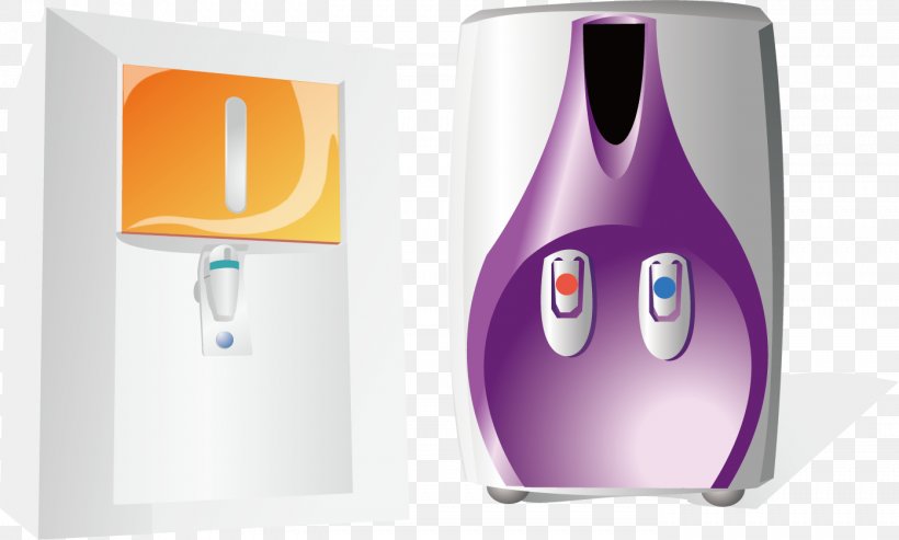 Euclidean Vector Water Cooler Adobe Illustrator, PNG, 1394x839px, Water Cooler, Drink, Drinking, Element, Purple Download Free