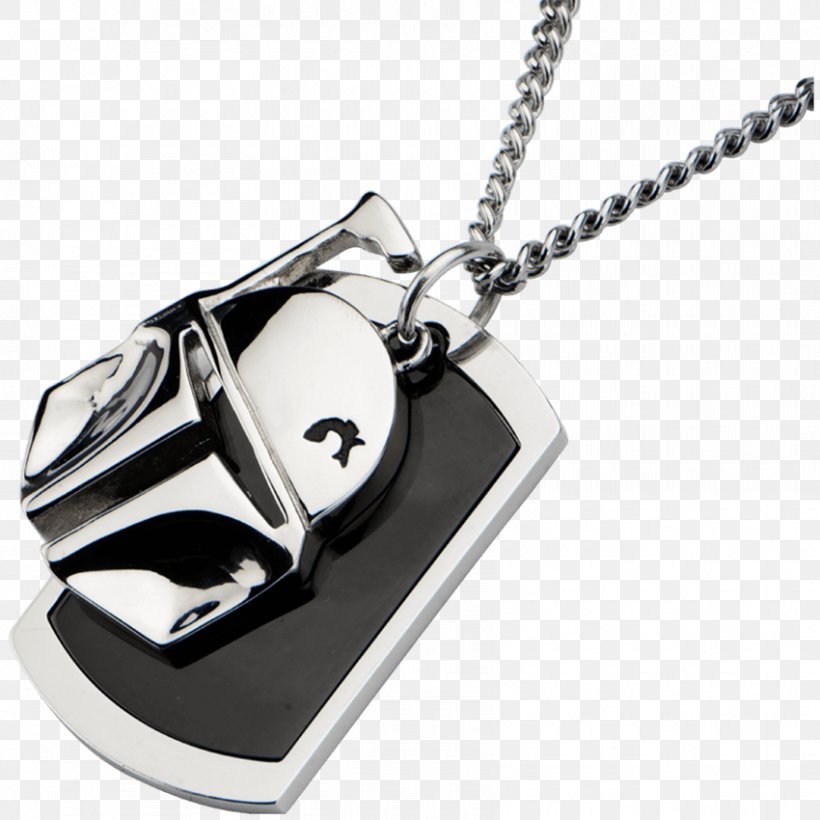 Locket Boba Fett Charms & Pendants Necklace Chain, PNG, 850x850px, Locket, Boba Fett, Chain, Charms Pendants, Dog Tag Download Free