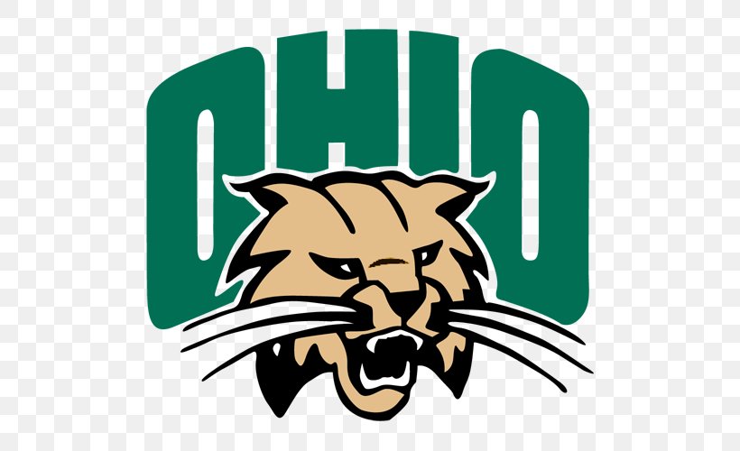 Ohio University Ohio Bobcats Football Ohio Bobcats Baseball Ohio Bobcats Men's Basketball Bemidji State University, PNG, 500x500px, Ohio University, Artwork, Athens, Bemidji State University, Big Cats Download Free