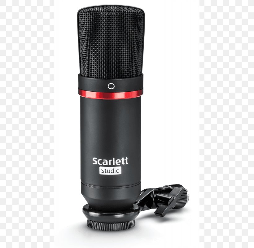 Microphone Focusrite Scarlett 2i2 2nd Gen Recording Studio, PNG, 800x800px, Watercolor, Cartoon, Flower, Frame, Heart Download Free