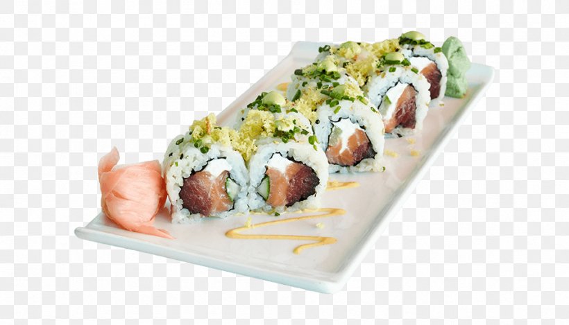 Sushi Japanese Cuisine California Roll Asian Cuisine Ceviche, PNG, 946x542px, Sushi, Appetizer, Asian Cuisine, Asian Food, California Roll Download Free