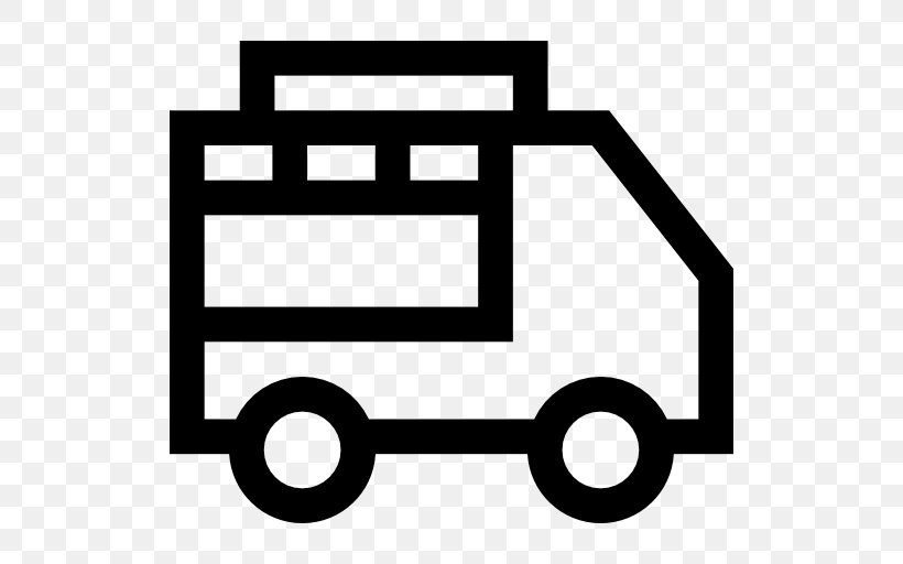 Car Food Truck Transport Mail Truck, PNG, 512x512px, Car, Antyspam, Area, Black, Black And White Download Free
