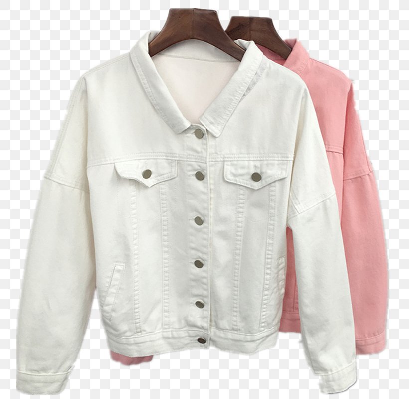 Jacket Sleeve Outerwear Button Collar, PNG, 800x800px, Jacket, Button, Collar, Outerwear, Pink Download Free