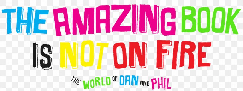 The Amazing Book Is Not On Fire Logo Text Font Dan And Phil, PNG, 900x341px, Amazing Book Is Not On Fire, Area, Audiobook, Banner, Brand Download Free