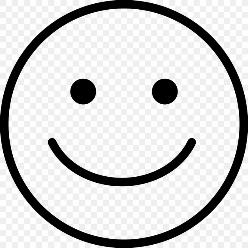 Smiley, PNG, 980x980px, Smiley, Area, Black, Black And White, Emoticon Download Free