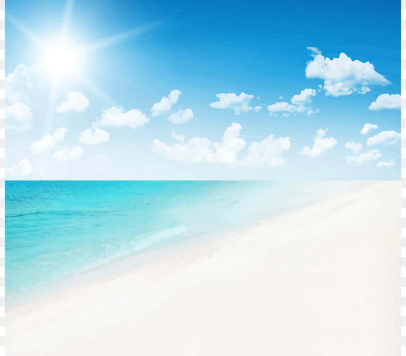 Beach Sea Sky Cloud, PNG, 800x720px, Beach, Atmosphere, Azure, Calm, Caribbean Download Free