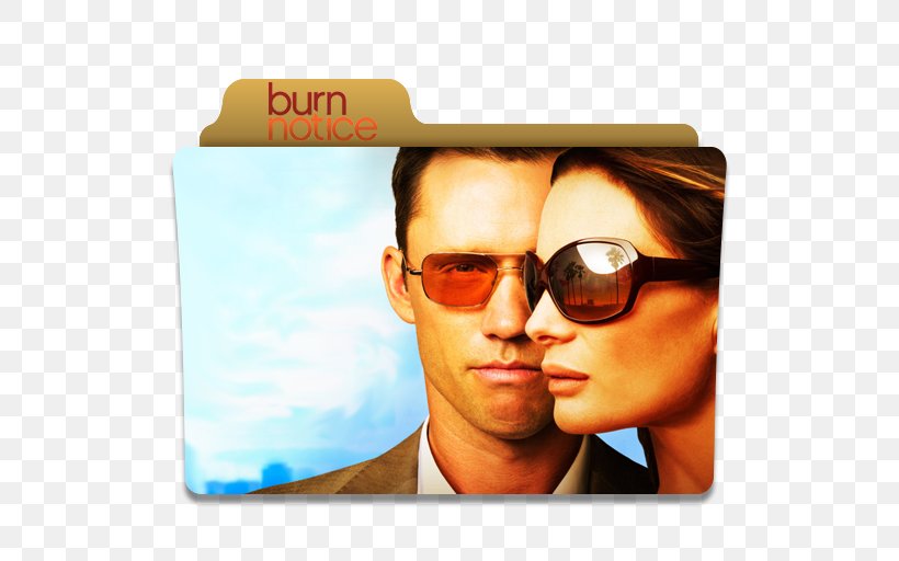 Burn Notice Jeffrey Donovan Fiona Glenanne Michael Westen Television Show, PNG, 512x512px, Burn Notice, Bruce Campbell, Cool, Eyewear, Film Download Free