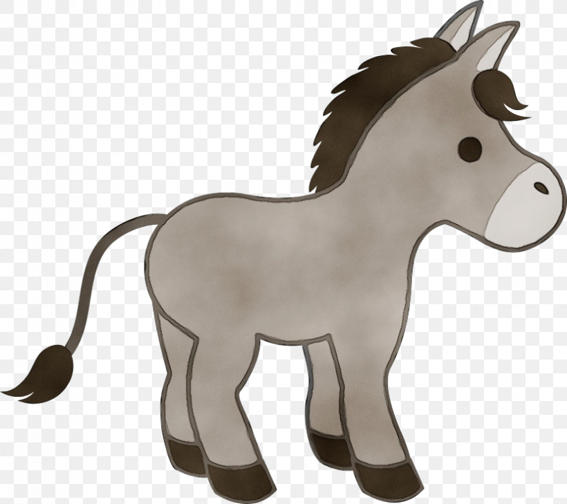 Animal Figure Horse Pony Shetland Pony Cartoon, PNG, 830x738px, Watercolor, Animal Figure, Cartoon, Colt, Foal Download Free