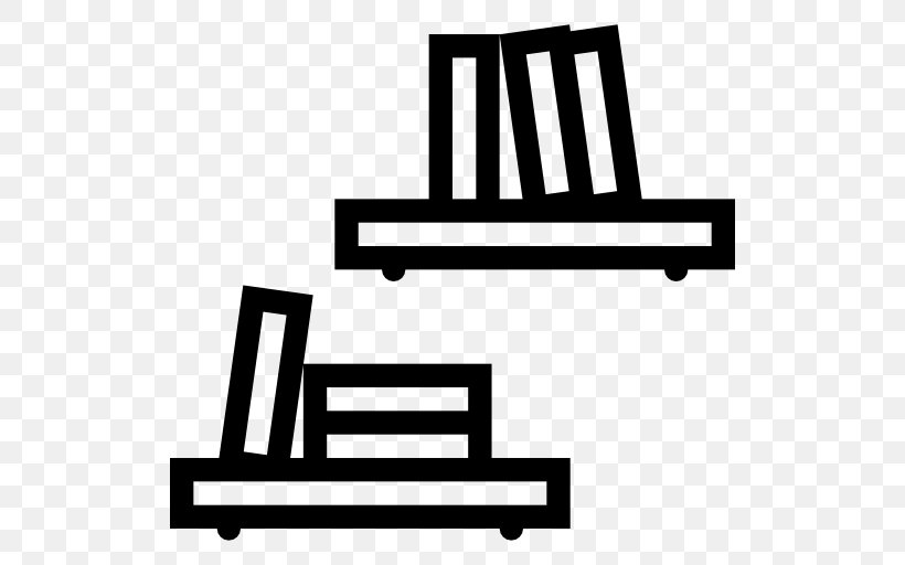 Bookcase Furniture Shelf, PNG, 512x512px, Bookcase, Area, Black And White, Book, Brand Download Free