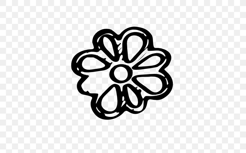 Logo Symbol, PNG, 512x512px, Logo, Black And White, Body Jewelry, Flower, Icq Download Free