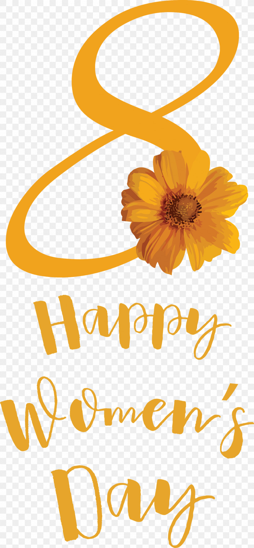 Happy Womens Day Womens Day, PNG, 1389x3000px, Happy Womens Day, Calendula, Cut Flowers, Floral Design, Flower Download Free
