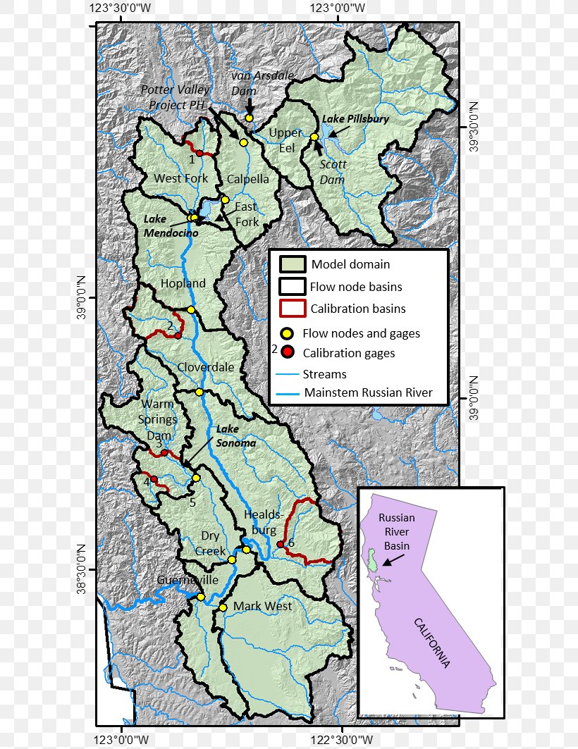 Russian River Valley AVA Eel River Map, PNG, 614x1063px, Russian River, Area, Atlas, California, Drainage Basin Download Free