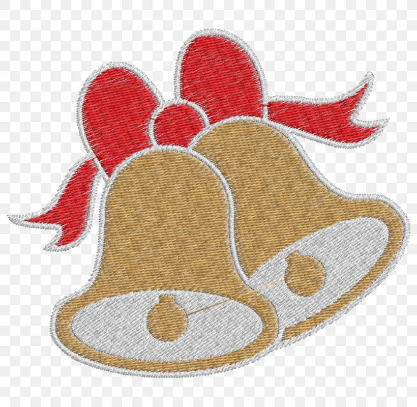 Christmas Embroidery Bell, PNG, 800x800px, Christmas, Bell, Black And White, Christmas Tree, Embroidery Download Free