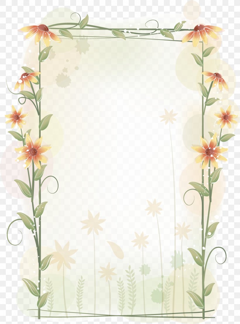 Cut Flowers Floral Design, PNG, 1081x1461px, Flower, Border, Cut Flowers, Flora, Floral Design Download Free