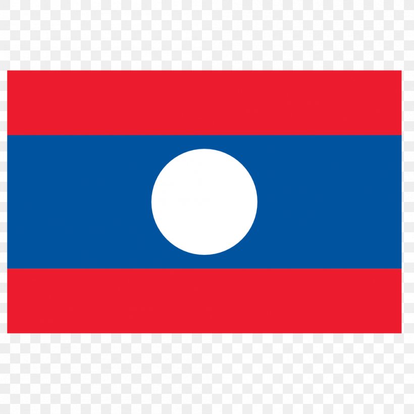 Flag Of Laos National Flag Flags Of Asia, PNG, 999x999px, Flag Of Laos, Area, Blue, Brand, Country Download Free