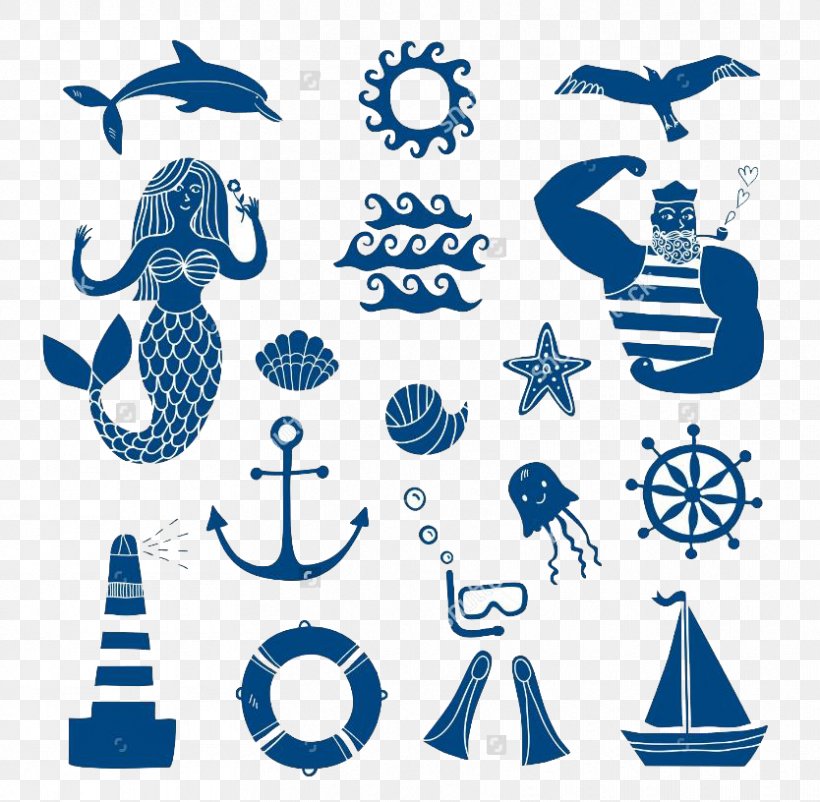 Sailor Icon, PNG, 834x816px, Sailor, Artwork, Black And White, Blue, Cartoon Download Free