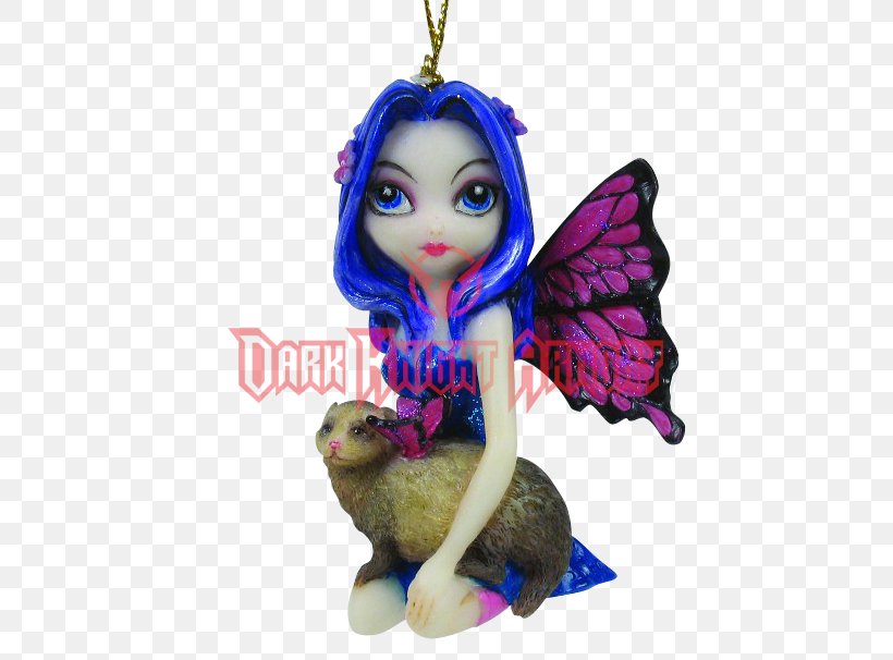 Fairy Ferret Christmas Ornament Figurine Christmas Day, PNG, 607x606px, Fairy, Butterfly, Christmas Day, Christmas Ornament, Doll Download Free